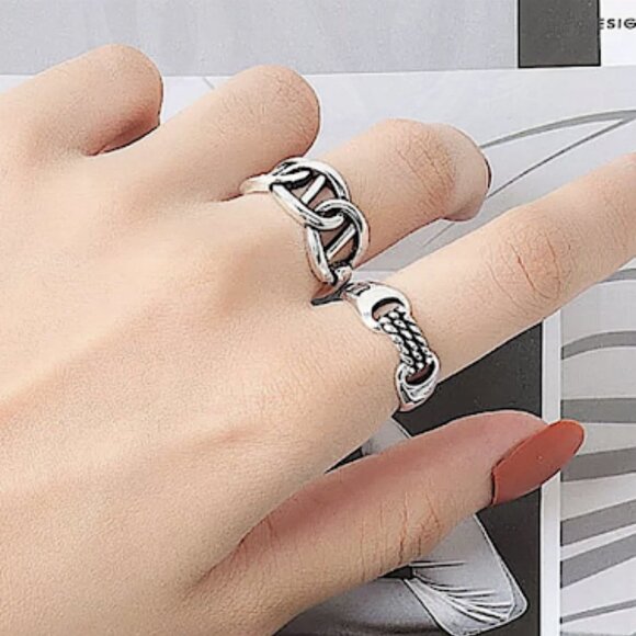 STERLING SILVER MARINER RING - Picture 6 of 6